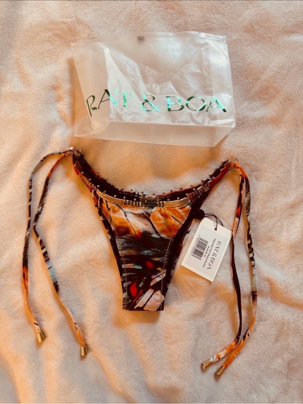 RAT & BOA Multicolor Tie-Side Bikini Bottom